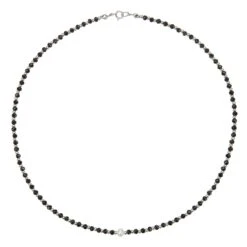Silver Spinel Gemstone Choker