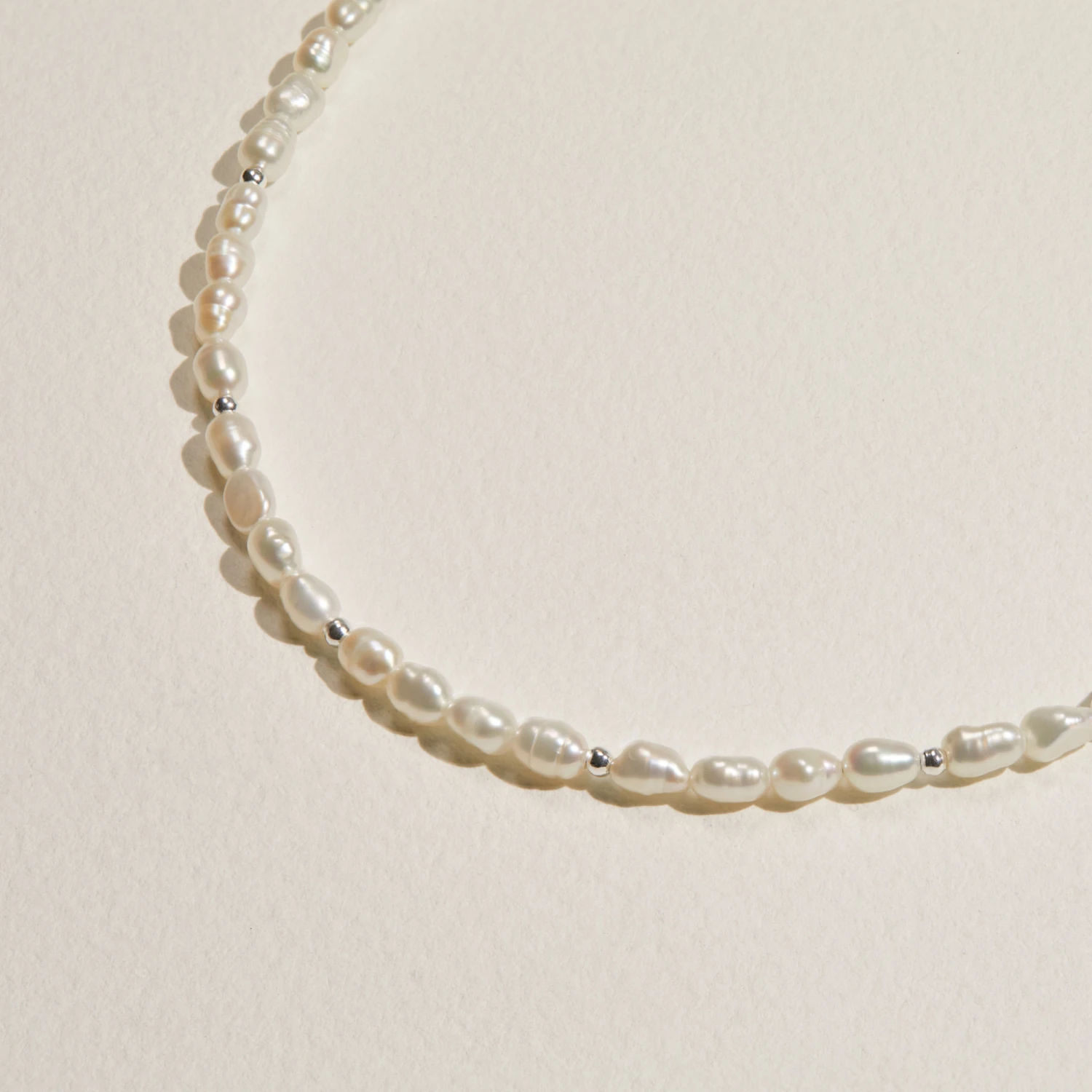 Gold Beaded Seed Pearl Choker - Image 3