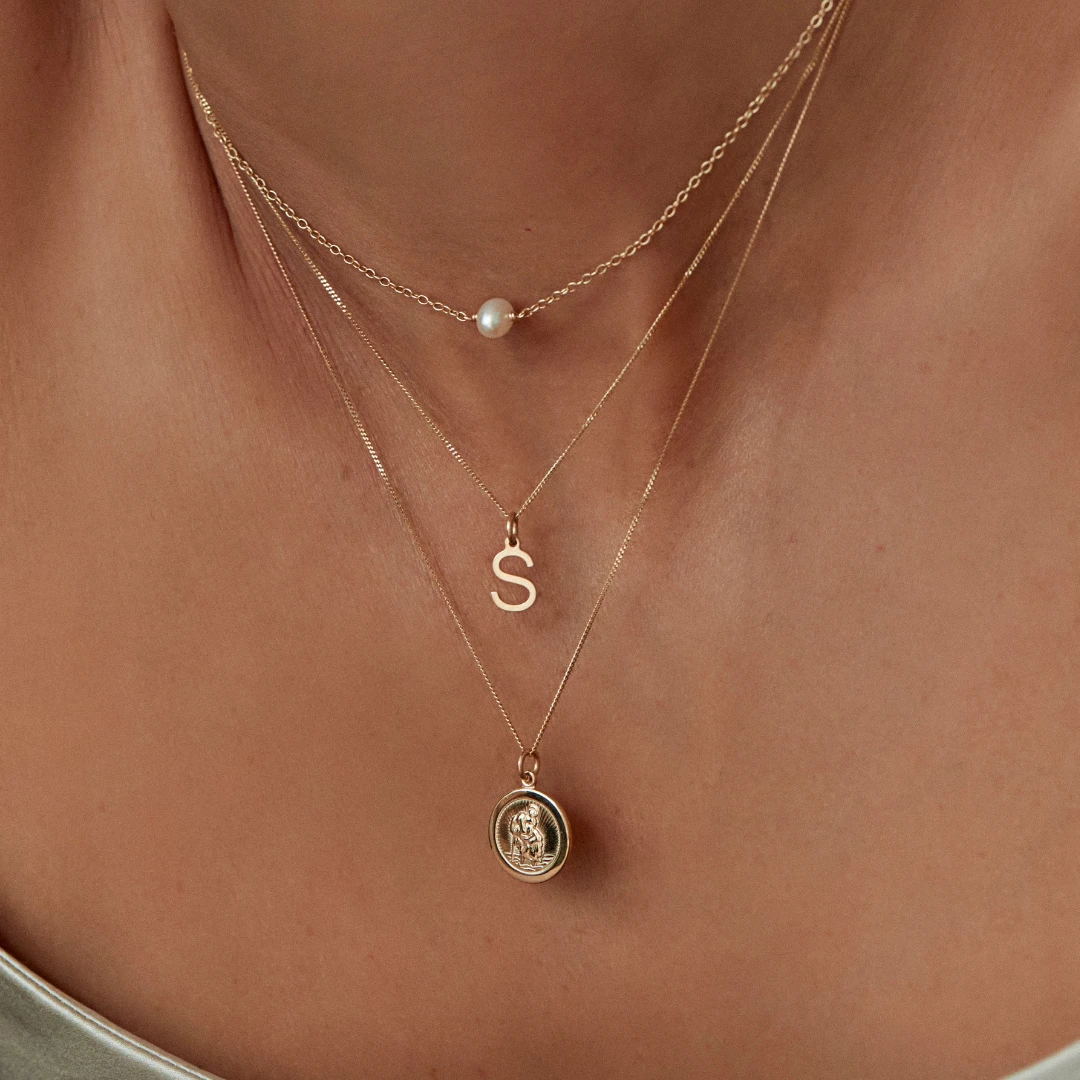 Gold Single Pearl Choker - Image 9