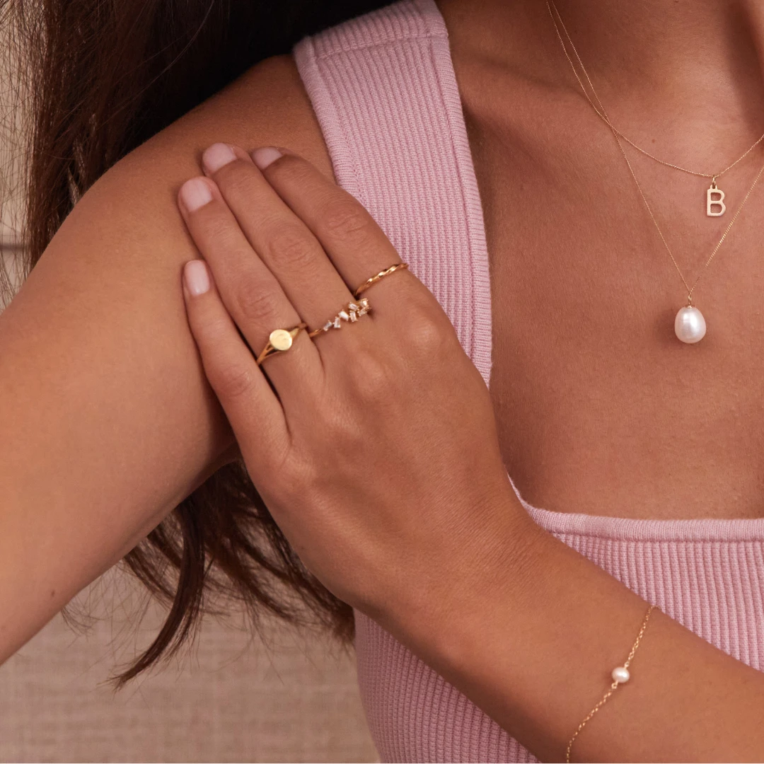 Silver Single Pearl Bracelet - Image 7