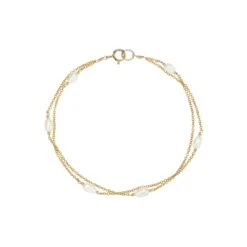Gold Layered Seed Pearl Bracelet