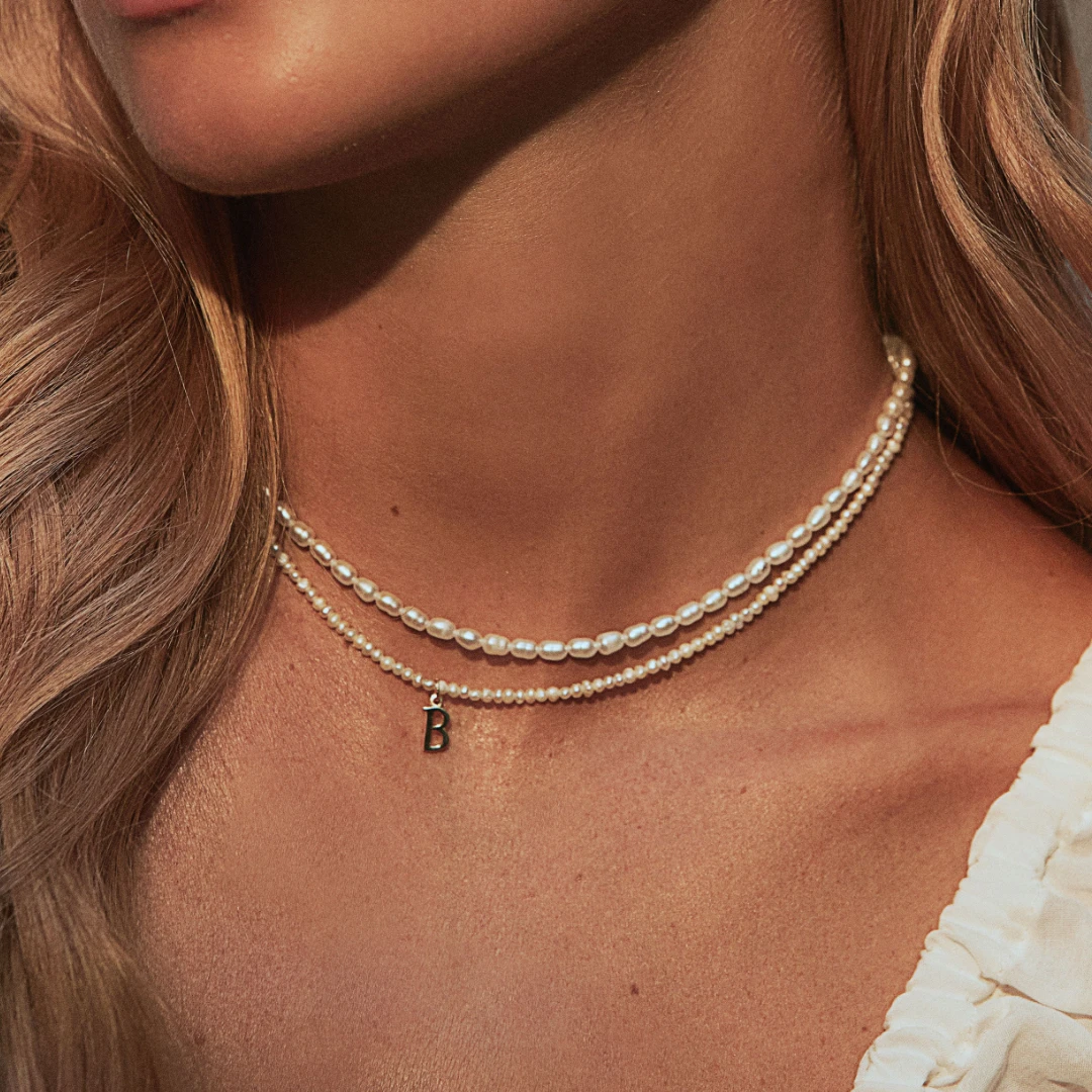 Silver Seed Pearl Choker - Image 4