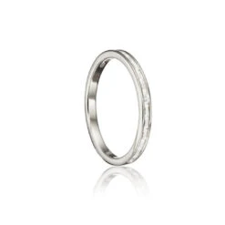 Silver Diamond Style Baguette Eternity Ring