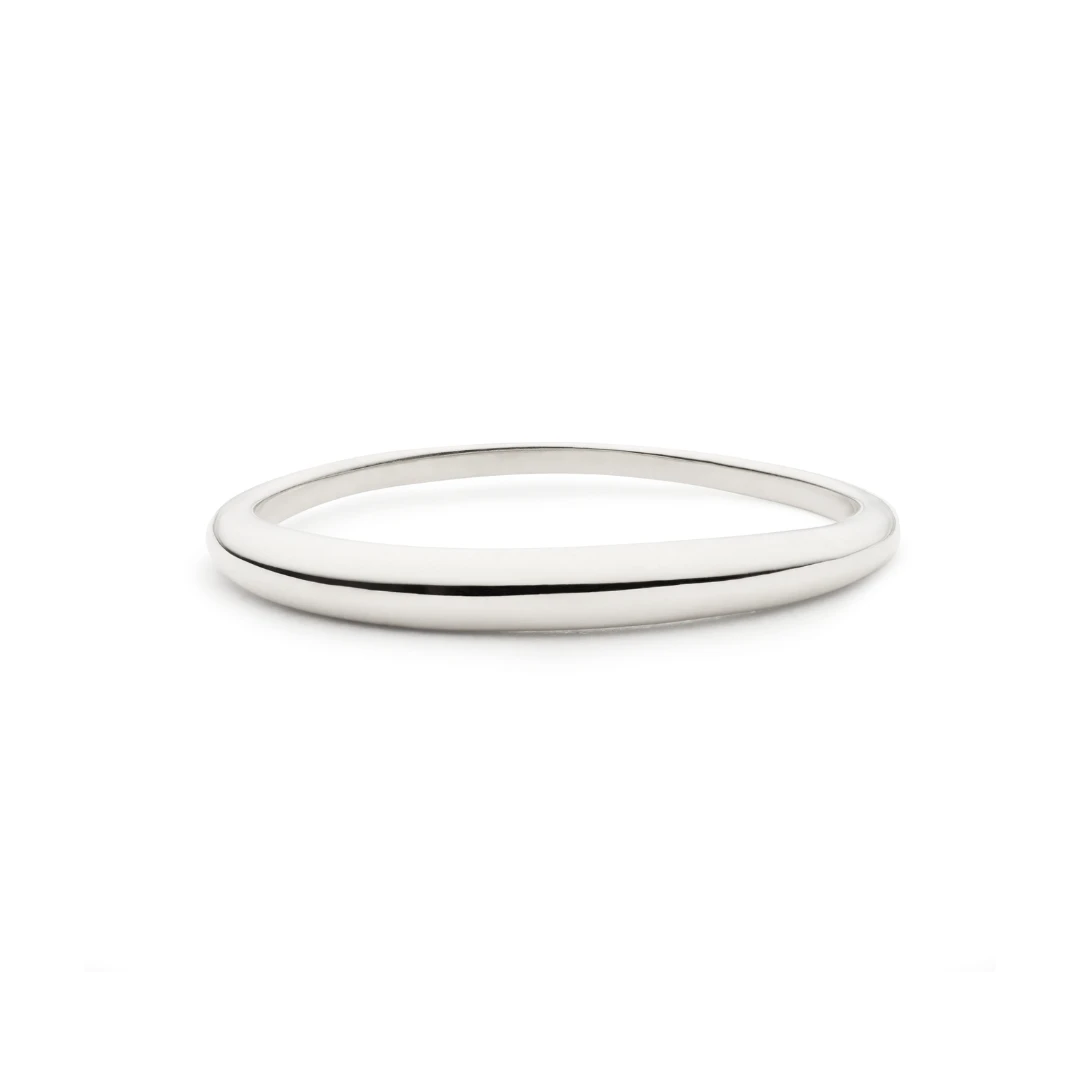 Silver Mini Dome Ring - Image 5