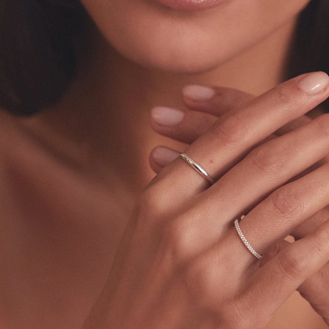 Gold Mini Dome Ring - Image 4