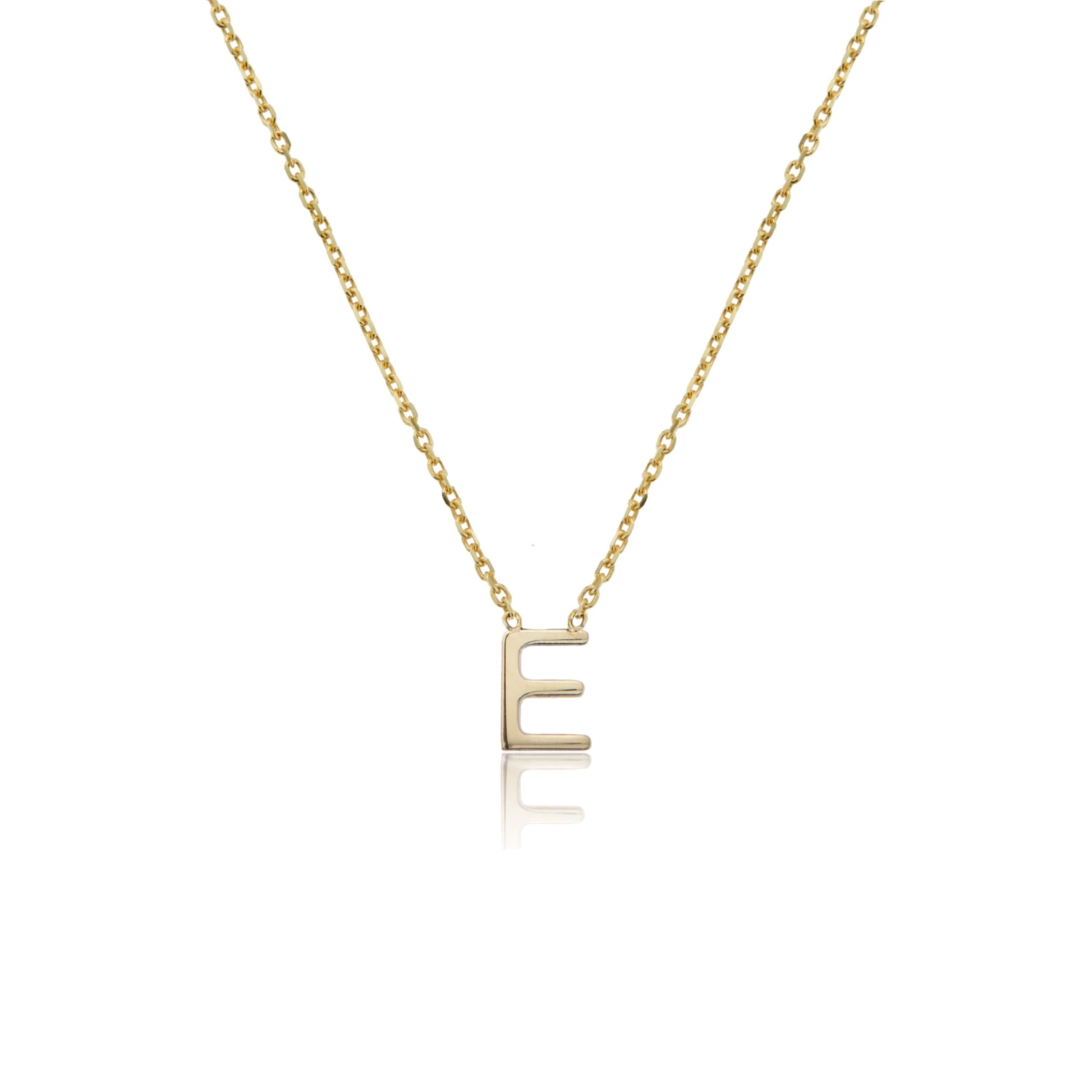 Solid Gold Miniature Initial Letter Necklace - Image 12