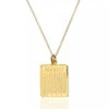 Gold Special Date Calendar Necklace