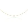 Gold Single Pearl Choker