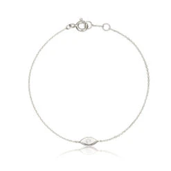 Silver Evil Eye Bracelet