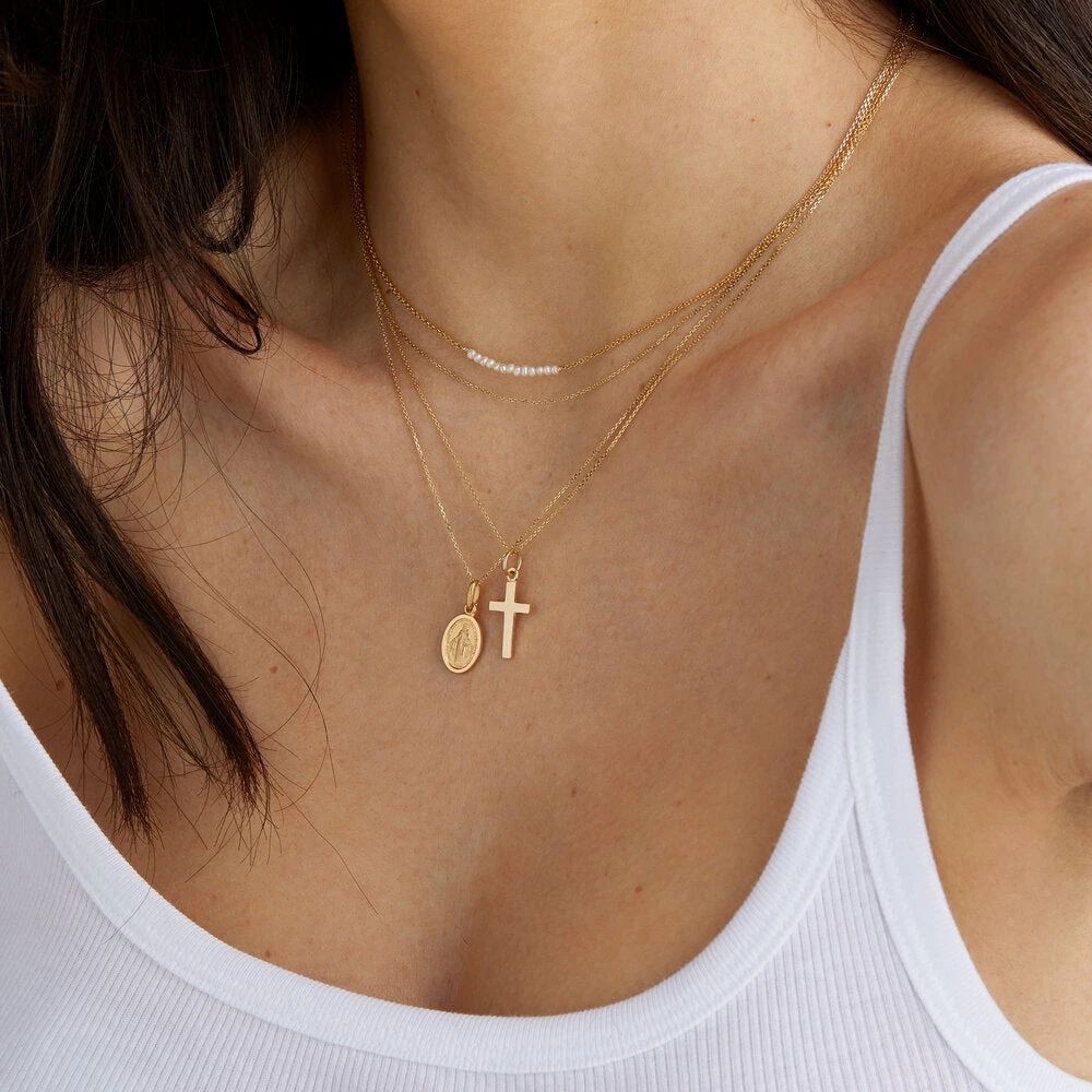 Silver Cross Necklace - Image 5