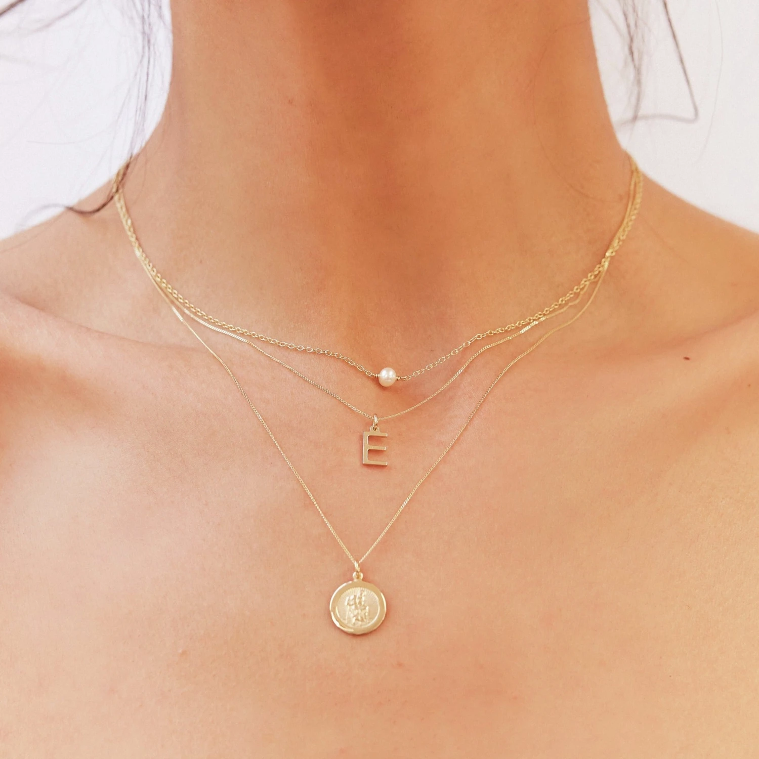 Gold Single Pearl Choker - Image 14