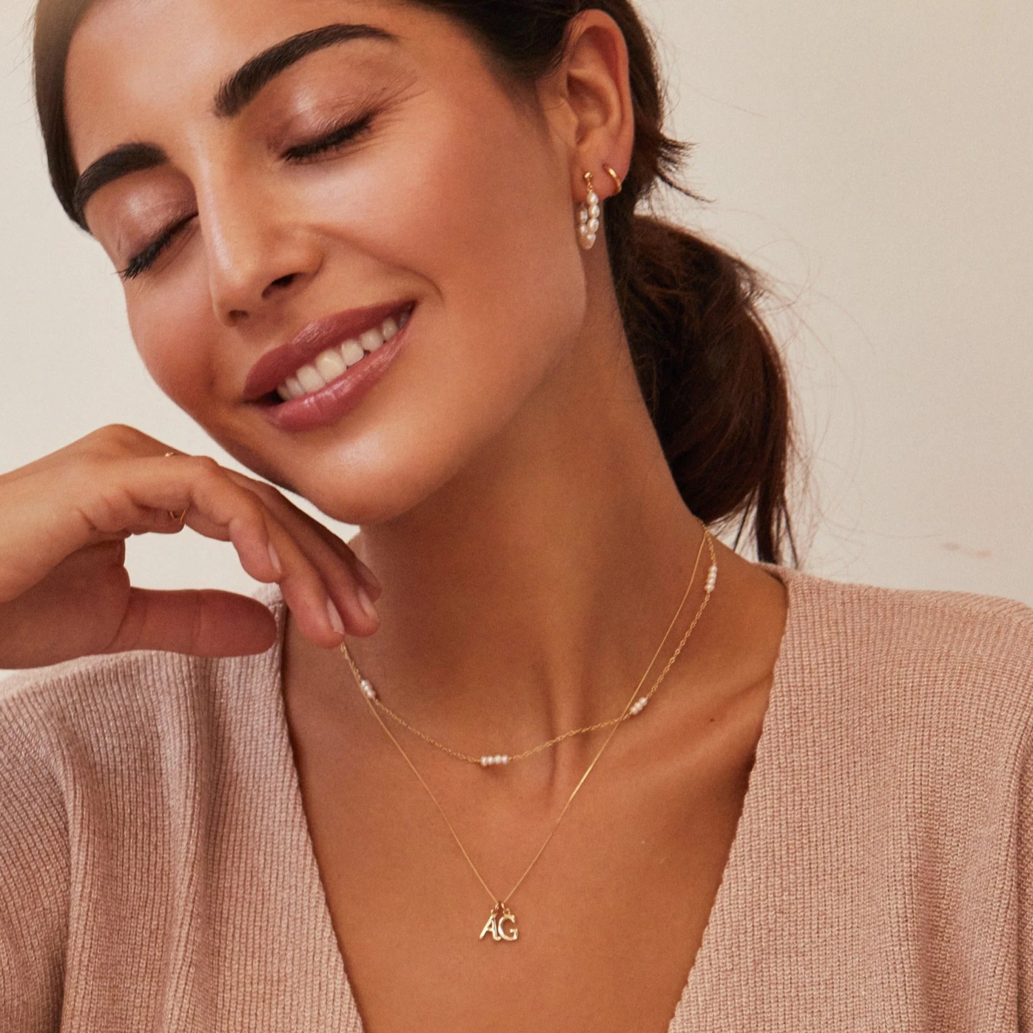 Silver Mini Pearl Choker - Image 6