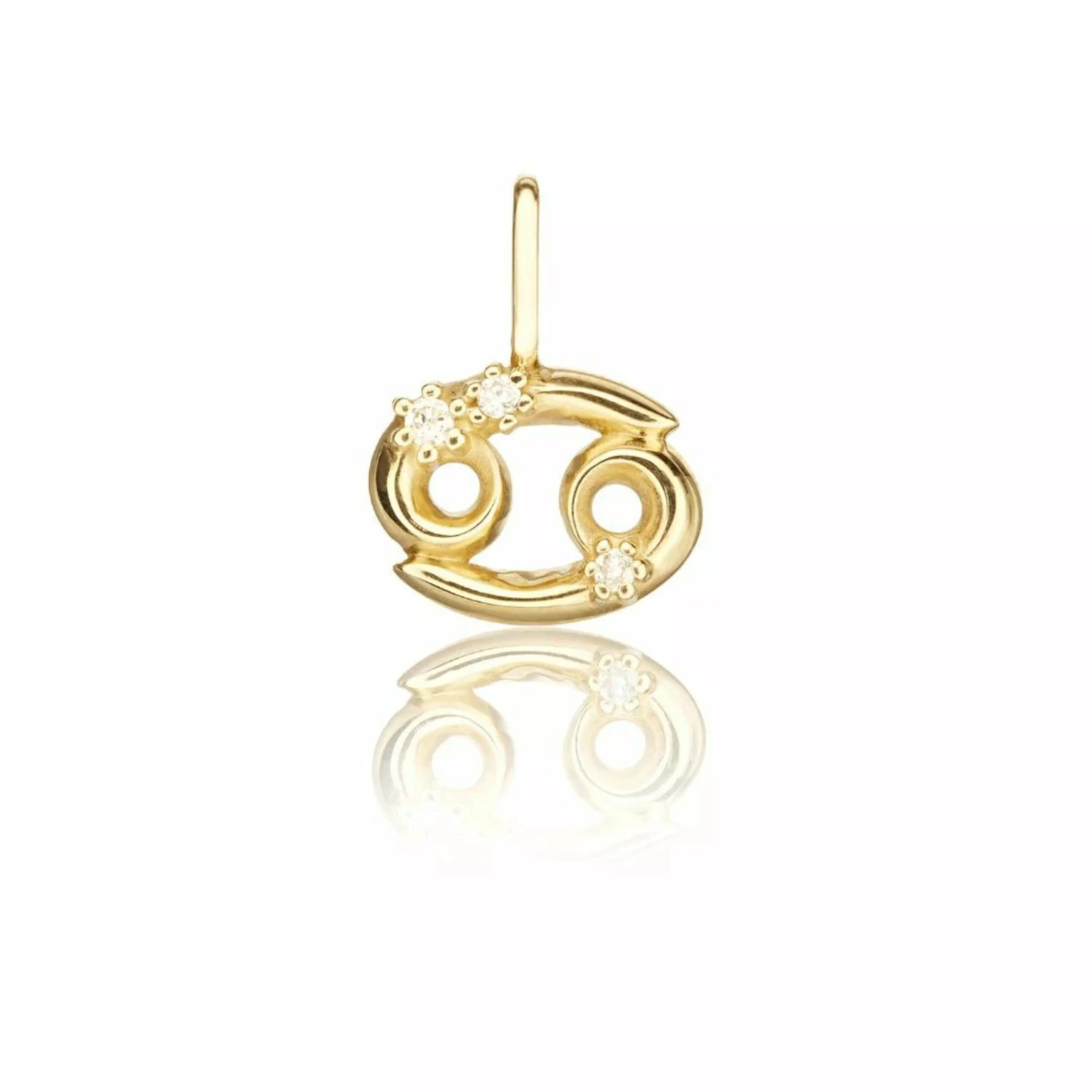 Solid Gold Genuine Diamond Individual Zodiac Charm - Image 9