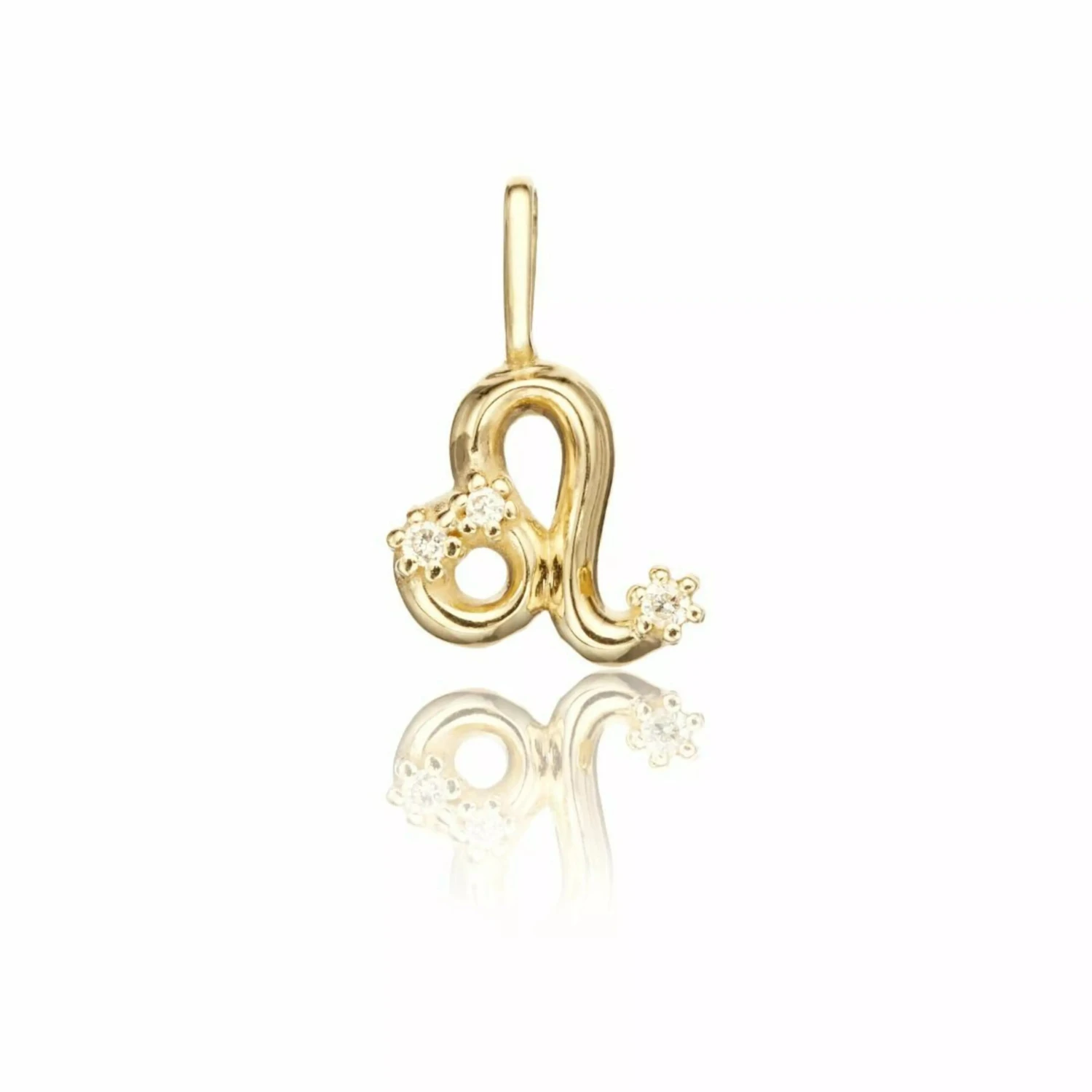 Solid Gold Genuine Diamond Individual Zodiac Charm - Image 5