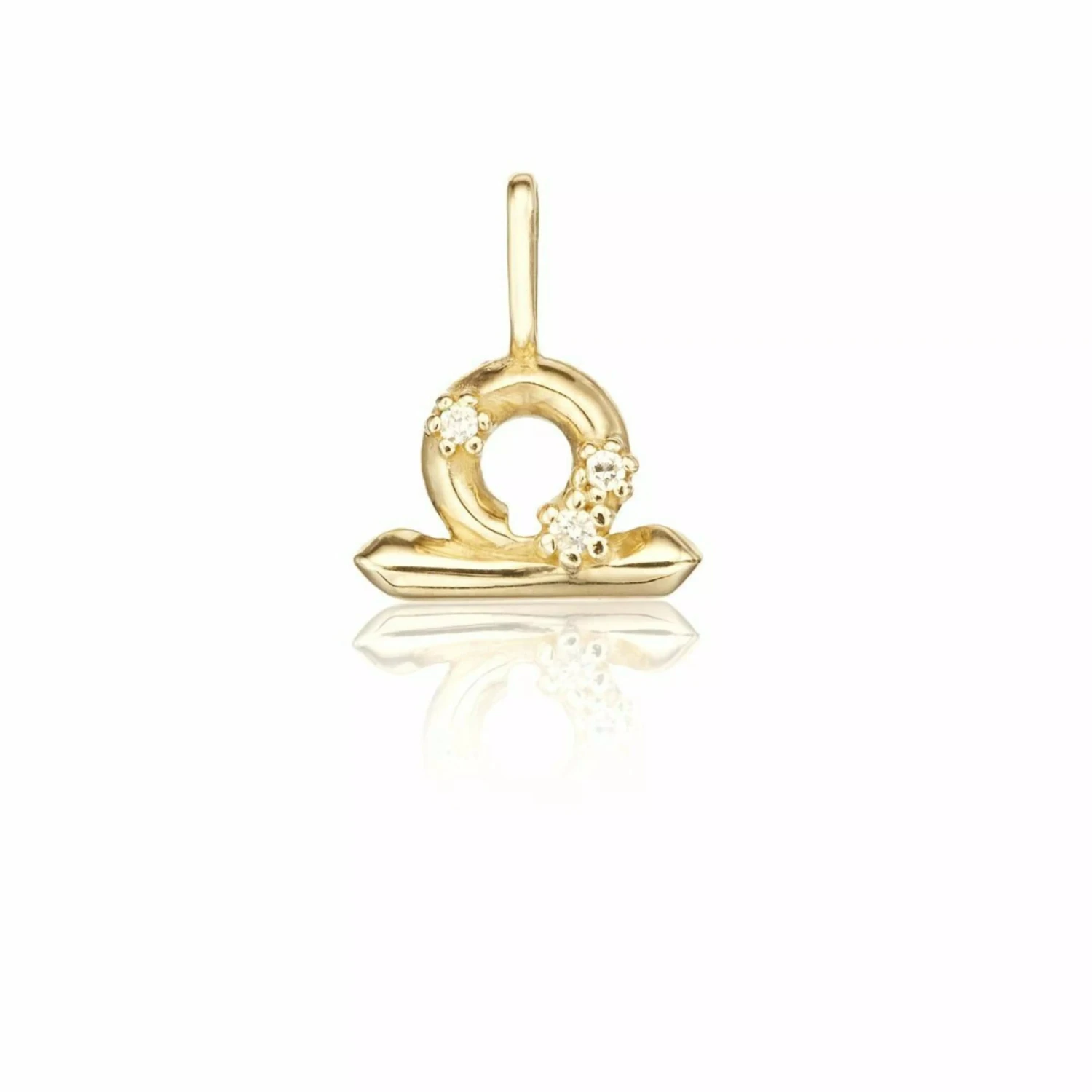 Solid Gold Genuine Diamond Individual Zodiac Charm - Image 11