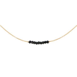 Gold Spinel Gemstone Cluster Choker