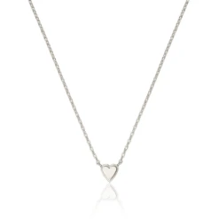 Silver Tiny Heart Necklace