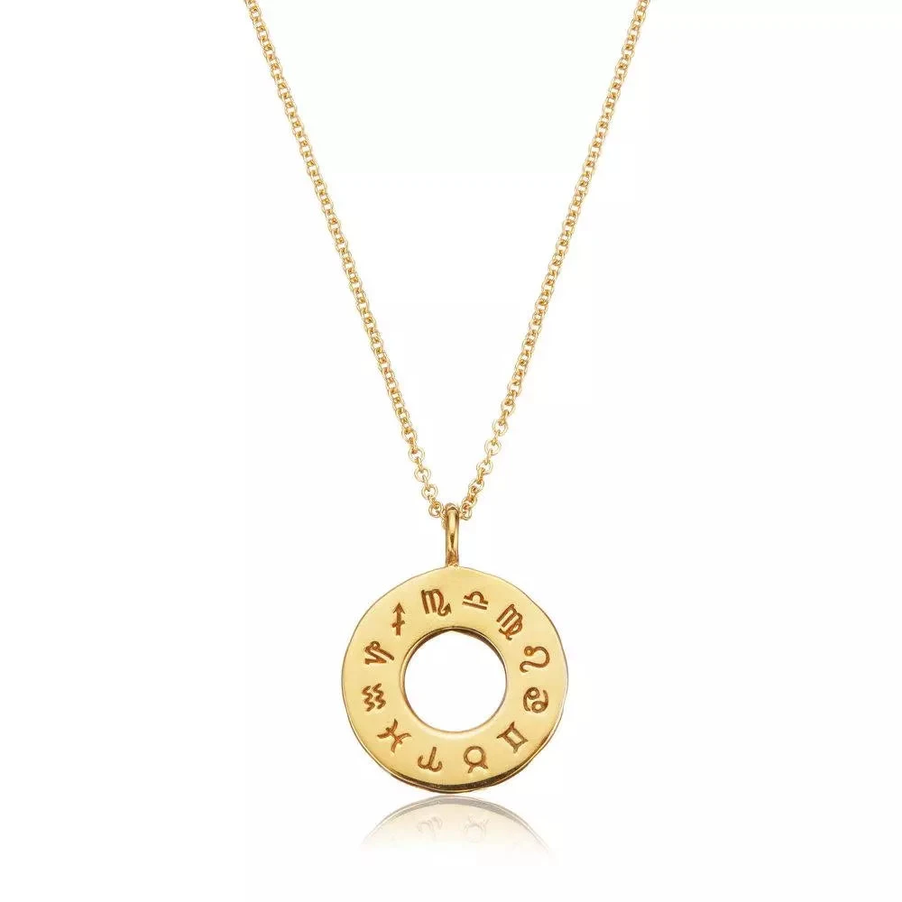 Rose Gold Zodiac Birthstone Necklace - Image 8