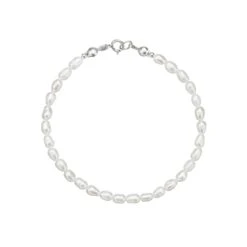 Silver Seed Pearl Bracelet